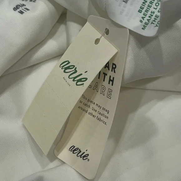 Aerie Shiny Rib Birthday Scoop Cheekiest One Piece Swimsuit NWT Beach Satiny - Picture 10 of 10